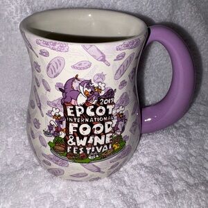 Epcot International Food & Wine Festival Mug Featuring Figment as a Chef